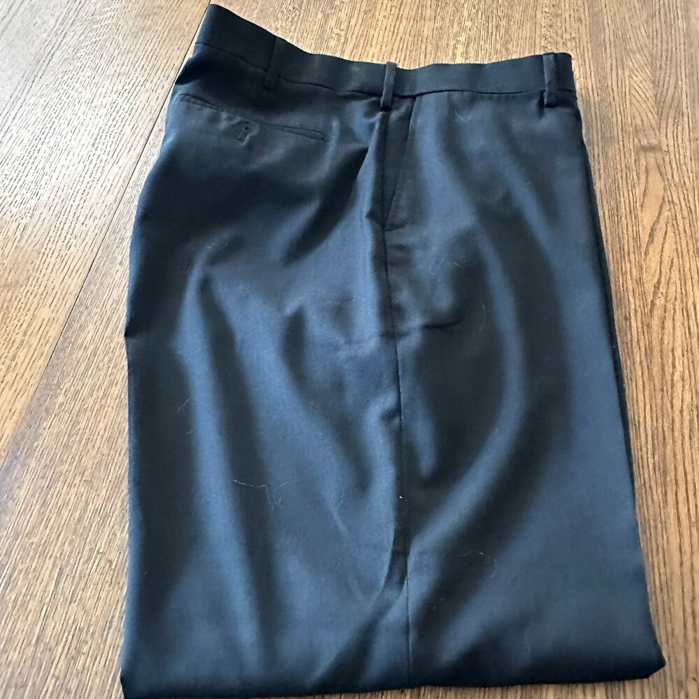 Navy blue men's slacks